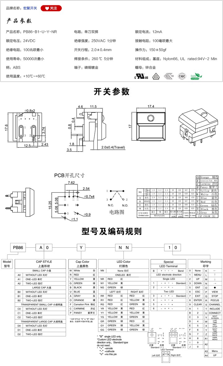 PB86-B1-U-Y-NR按鍵開關參數尺寸.jpg
